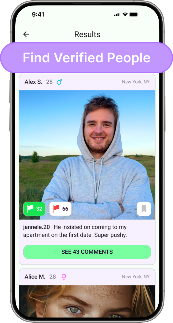 Verify a person before dating on GossipDrop